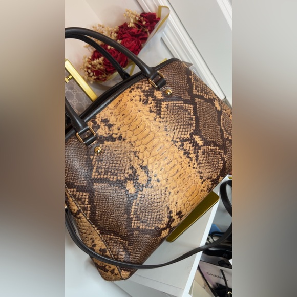 Coach Python Margo Carryall Tote - Picture 8 of 14